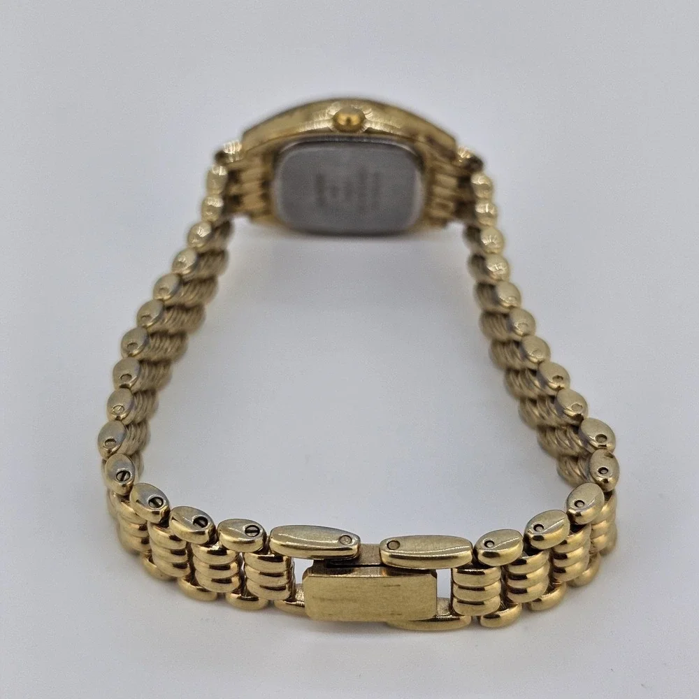 Armitron Women's‎ Watch 19MM MOP Dial Crystal Bezel Gold Bracelet 6